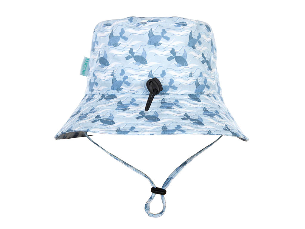 Acorn Sun Hat | Swimming Fish