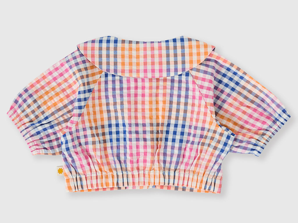 Goldie And Ace Rowan Check Shirt - Burgundy Navy