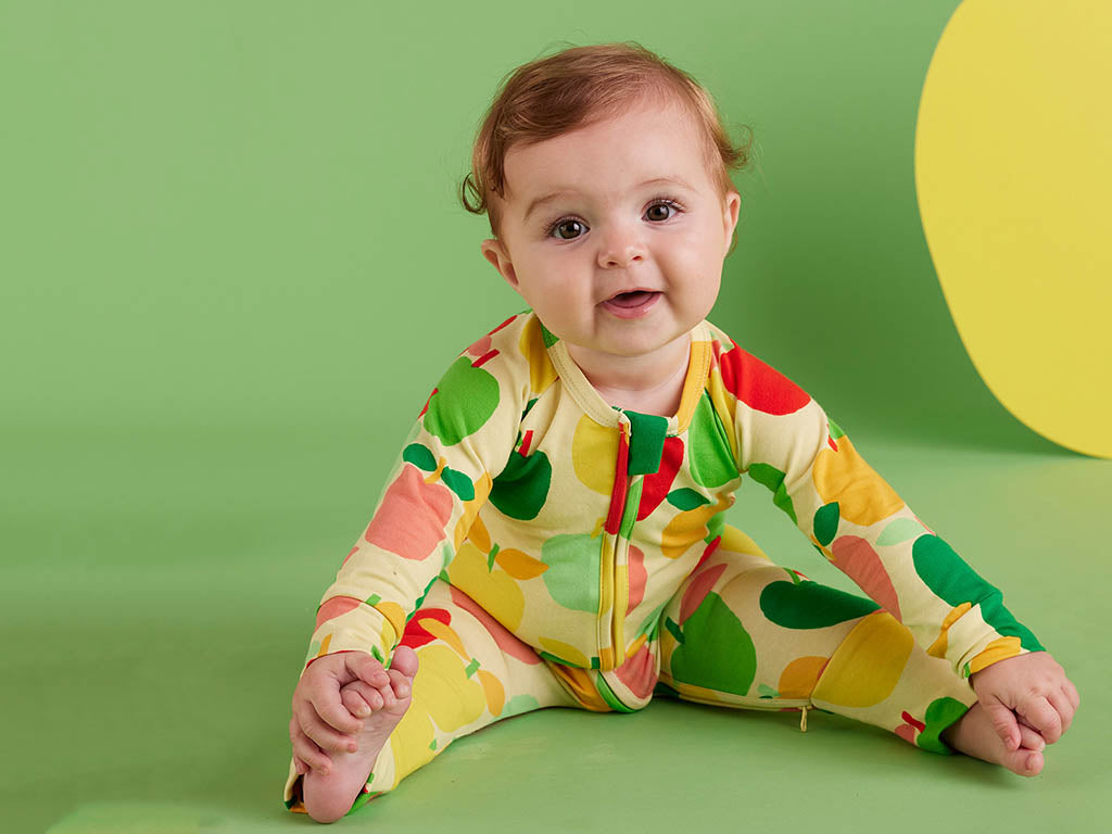 Halcyon Nights Zipsuit | A Is For Apple Baby