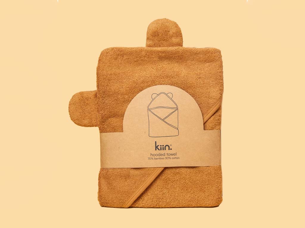 Kiin Baby Hooded Towel | Caramel