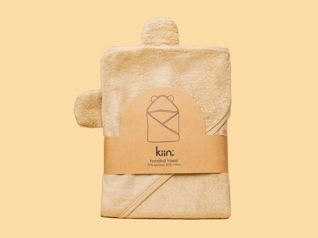 Kiin Baby Hooded Towel | Oat