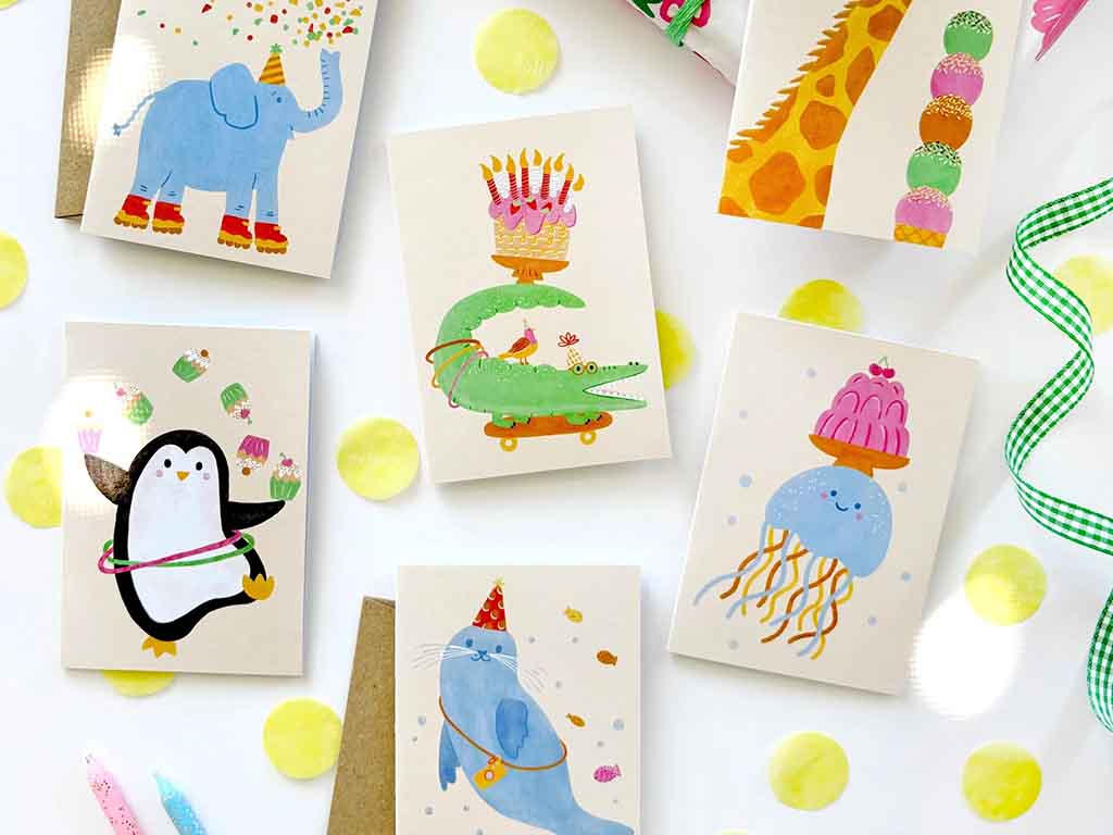 Lauren Sissons Studio | Mini Birthday Cards