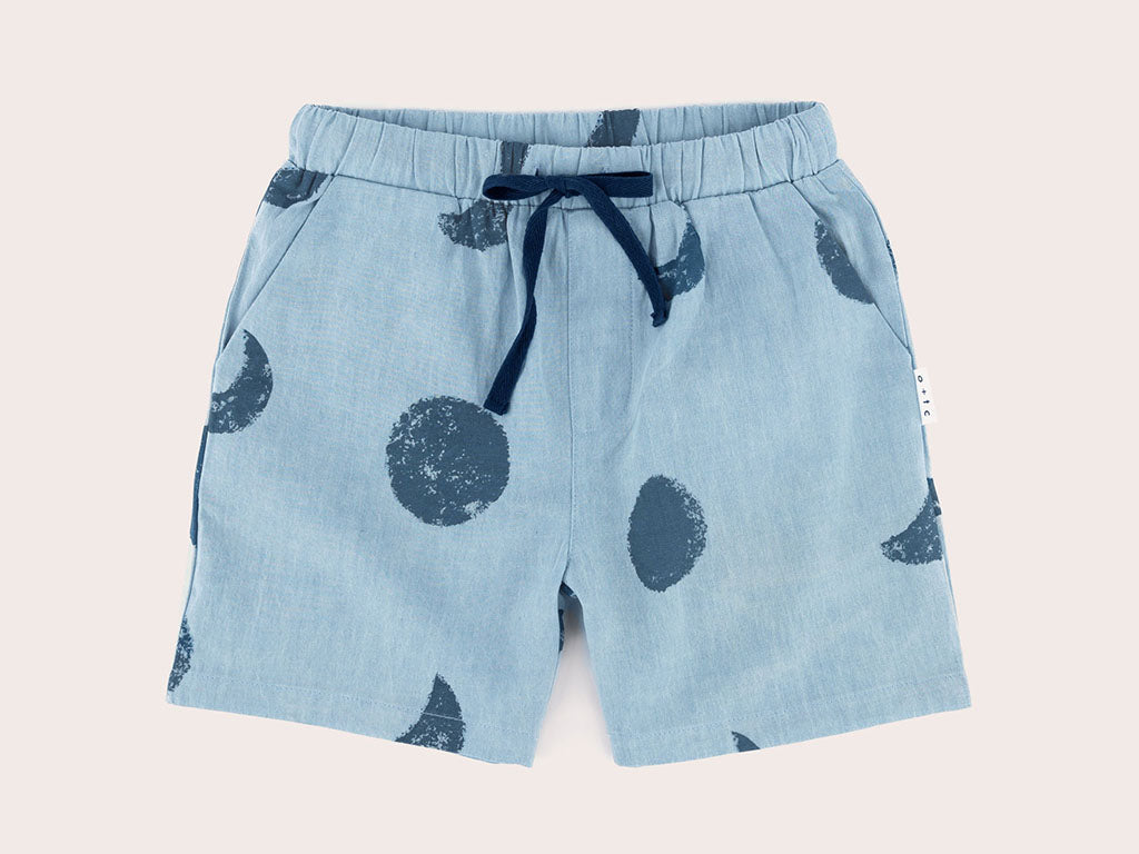 Olive + The Captain Chambray Shorts | Blue Moons