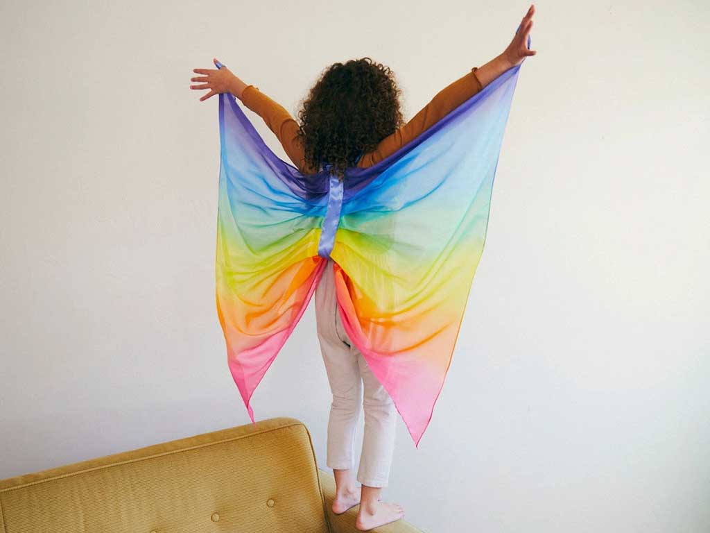 Sarah's Silks Wings | Rainbow