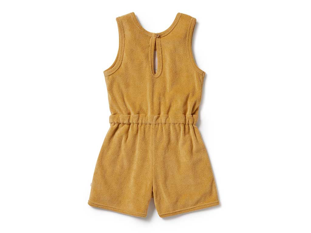 Wilson & Frenchy Terry Playsuit | Follow the Sun (Size 3 & 4)