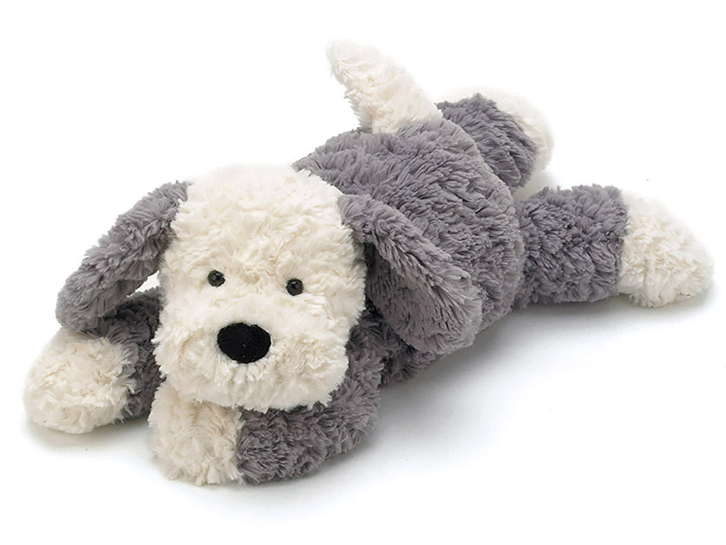 Jellycat Tumblie Sheepdog from Young Willow lying down