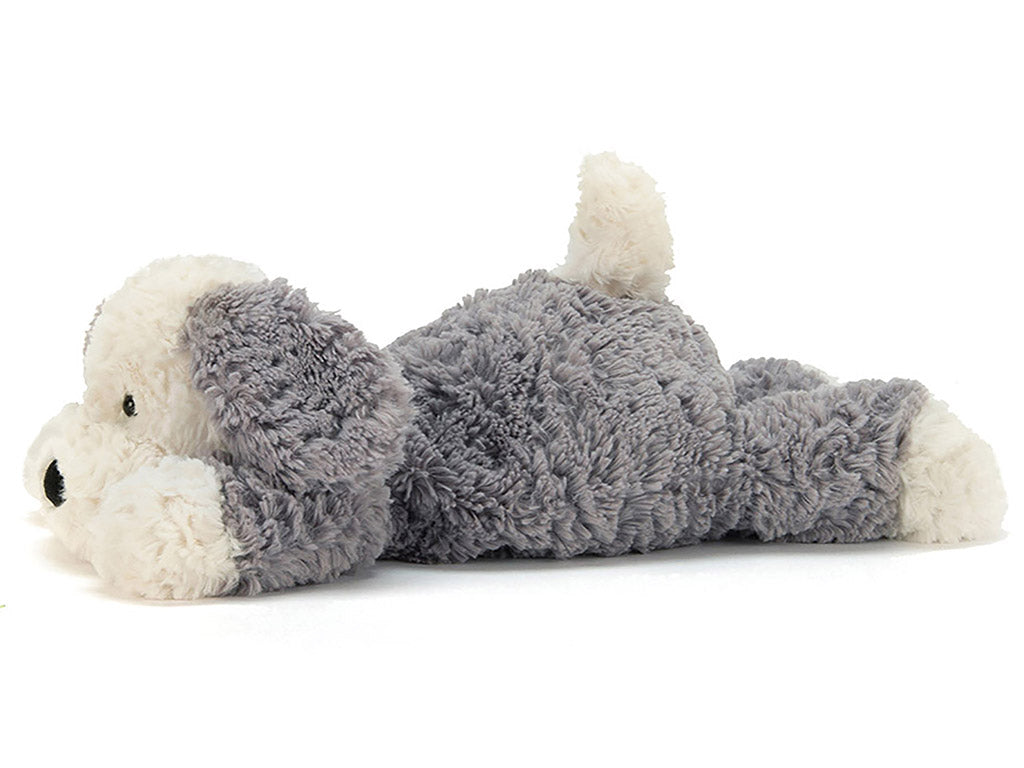 Jellycat Tumblie Sheepdog laying down