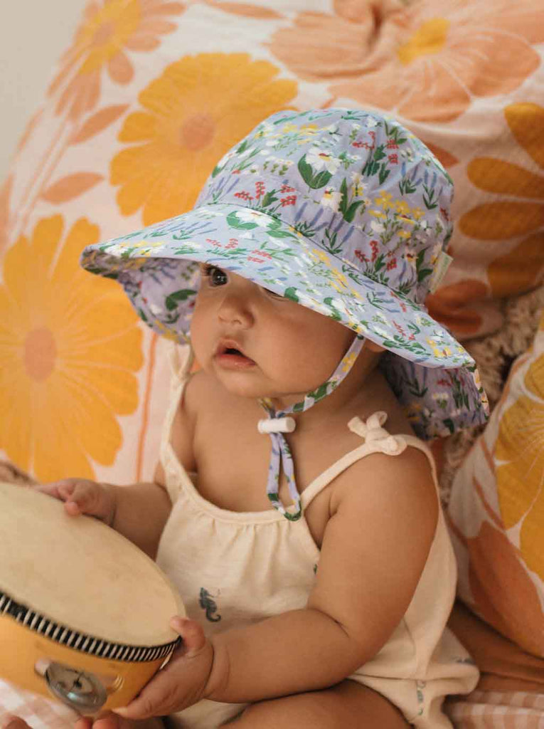Acorn Sun Hat (Infant) | Chateau Blooms