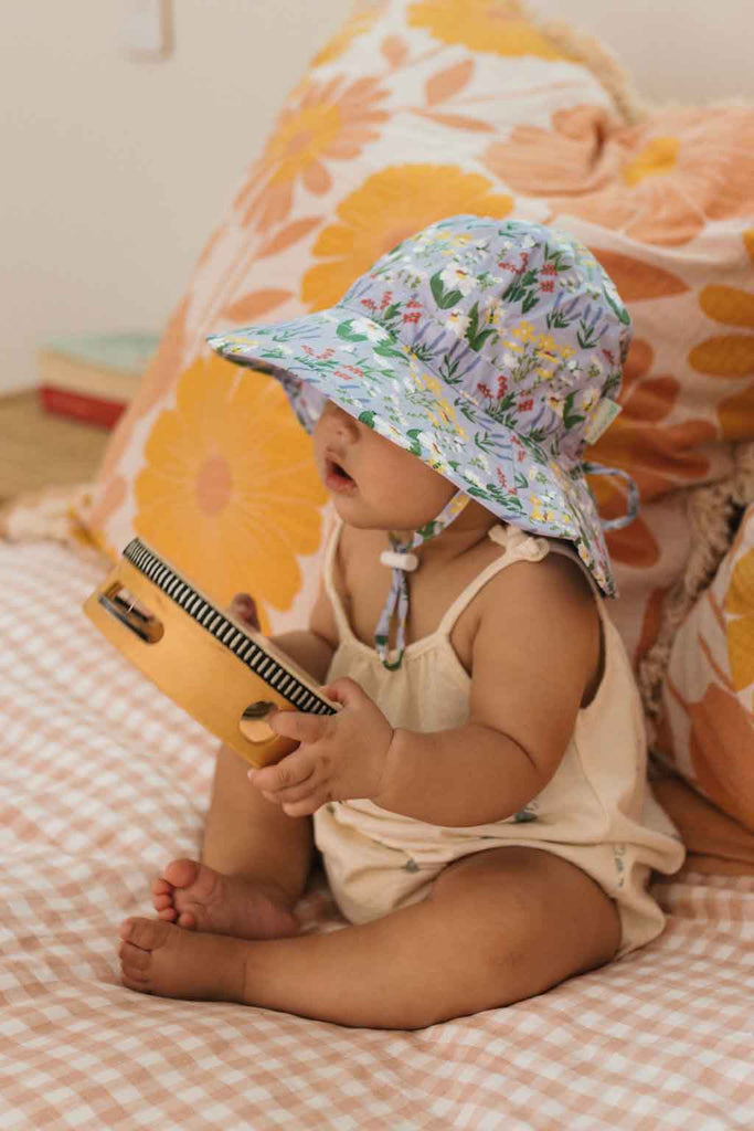 Acorn Sun Hat (Infant) | Chateau Blooms
