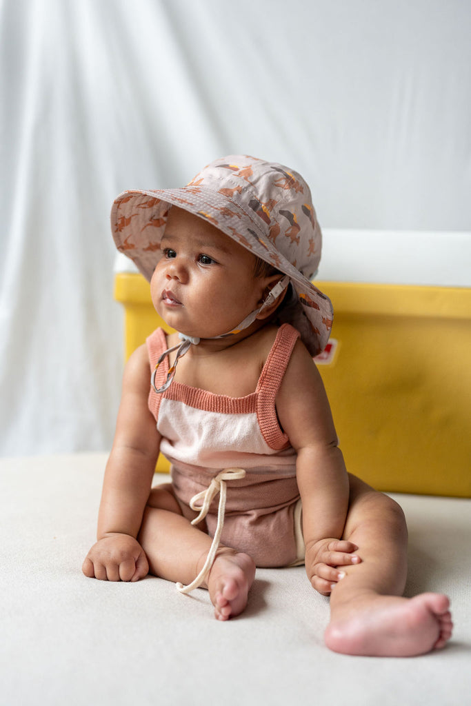 Acorn Sun Hat (Infant) | Aussie Sunset