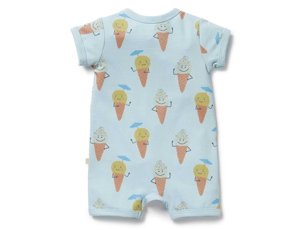 Wilson & Frenchy Organic Boyleg Zipsuit | Frosty Friends