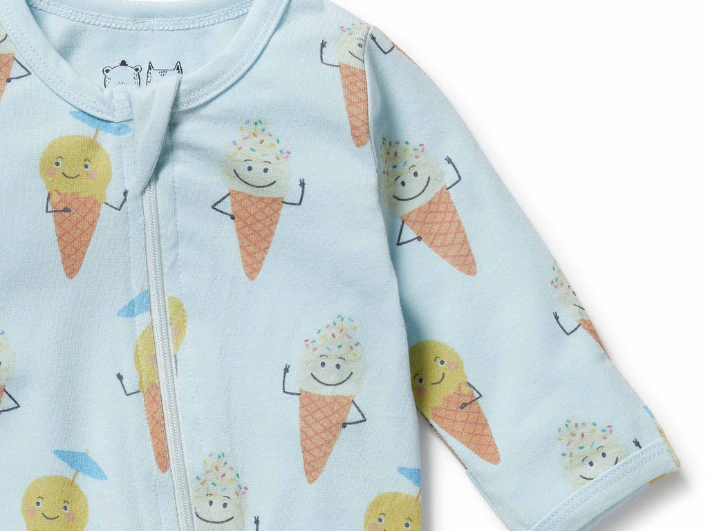 Wilson & Frenchy Organic Zipsuit | Frosty Friends