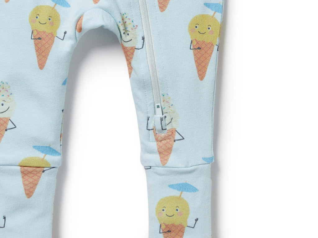 Wilson & Frenchy Organic Zipsuit | Frosty Friends