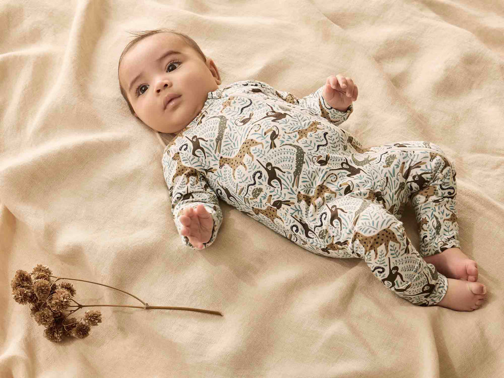 Wilson & Frenchy Organic Zipsuit | Mini Jungle