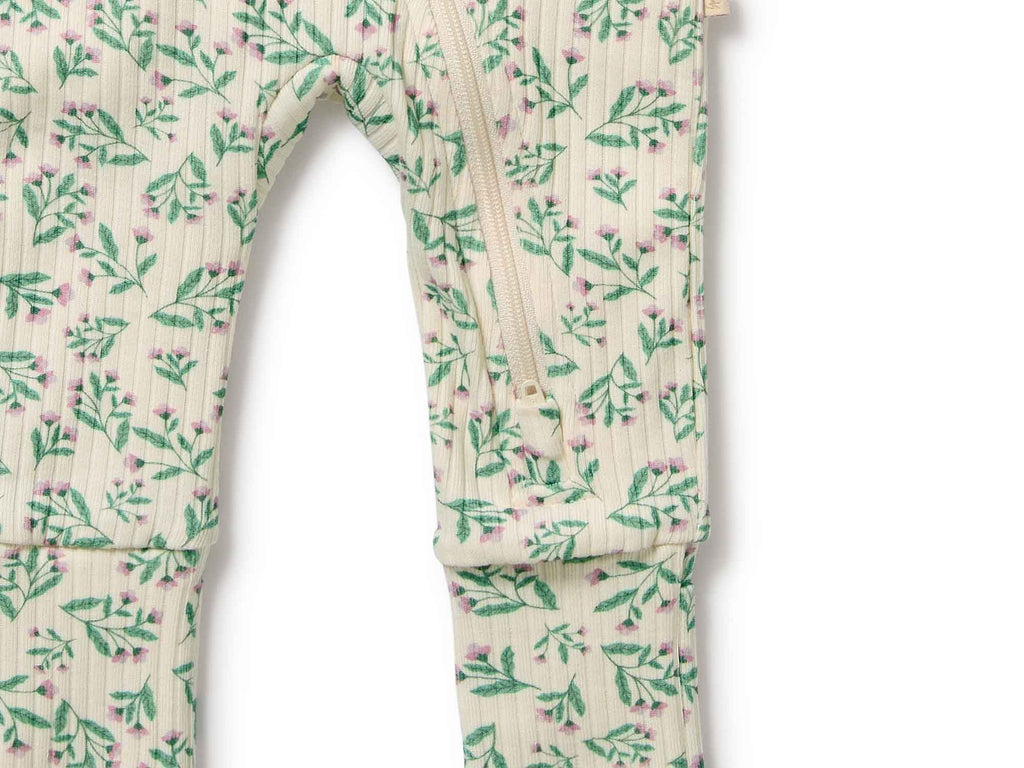 Wilson & Frenchy Organic Zipsuit | Periwinkle