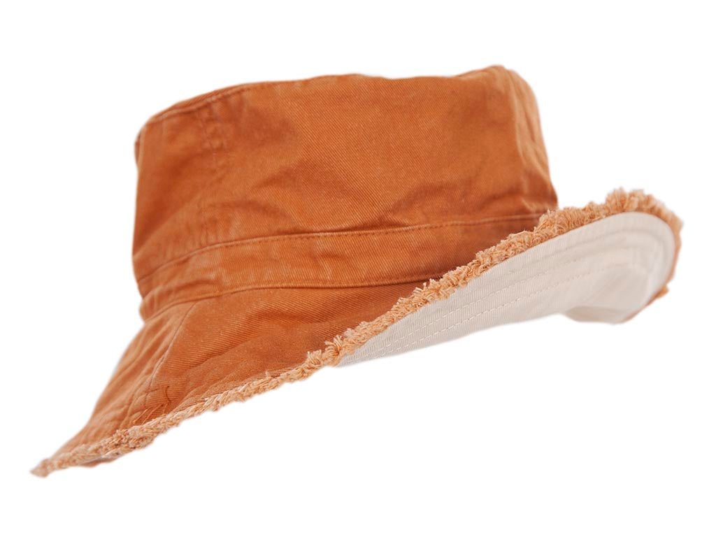 Acorn Frayed Sun Hat | Chestnut (3-5 years)
