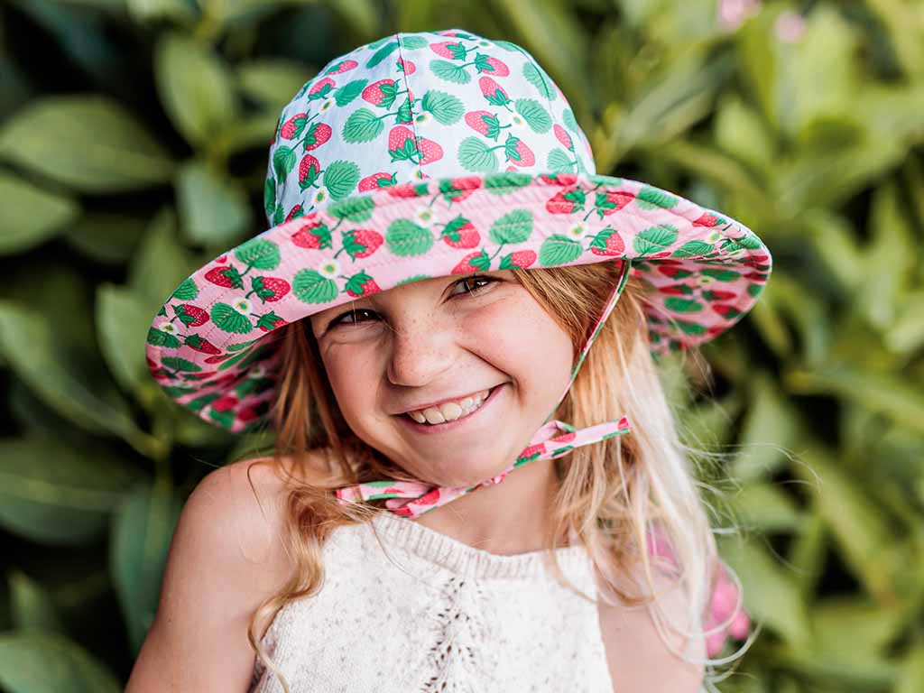 Acorn Sun Hat | Strawberry (18m-3yrs)