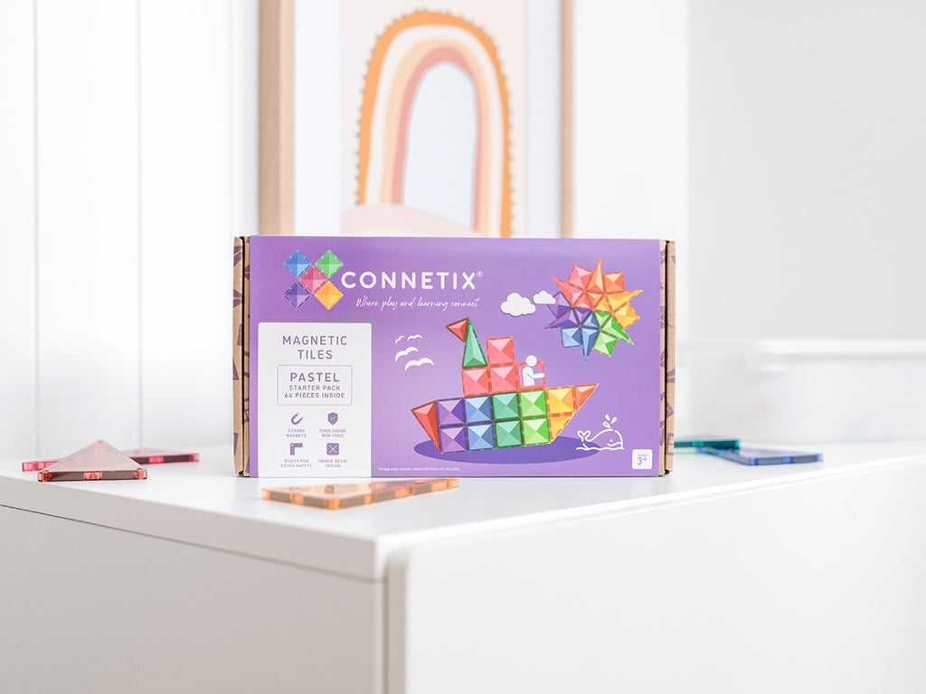 Connetix Pastel | Starter Pack 64 piece