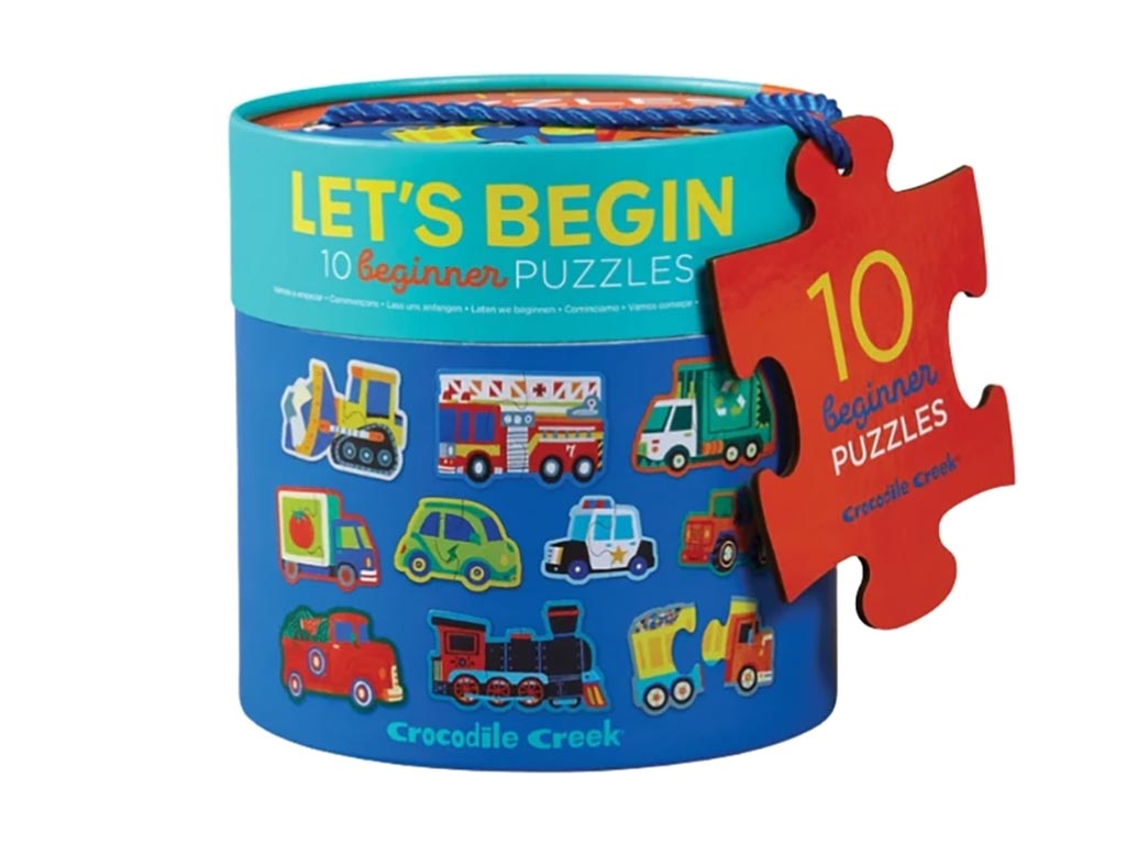 Crocodile Creek Let's Begin Puzzle | Vehicles