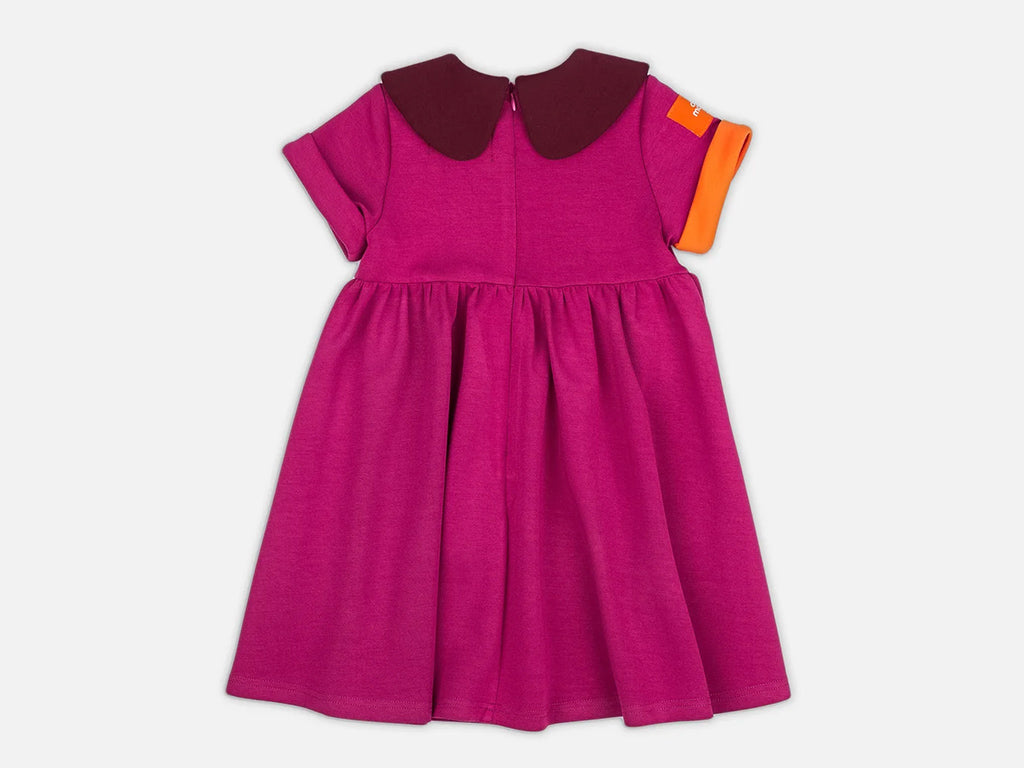 Das Ist Maurice Dress | Grape (Big Collar)