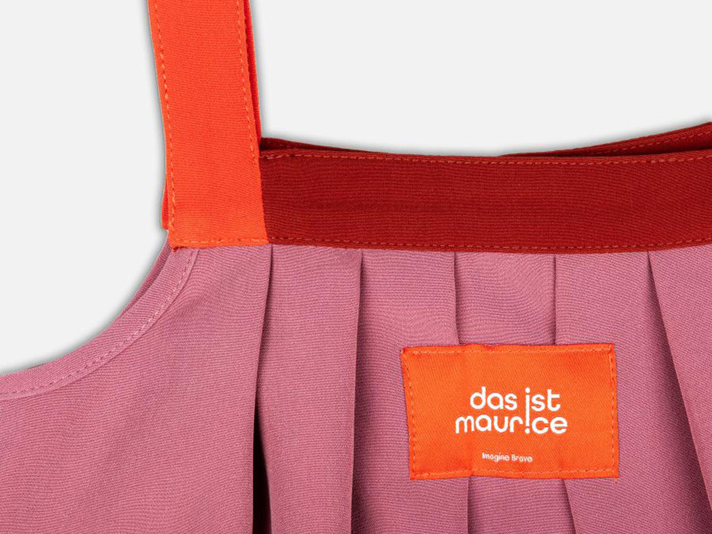 Das Ist Maurice Dress | Mauve (Pinafore)