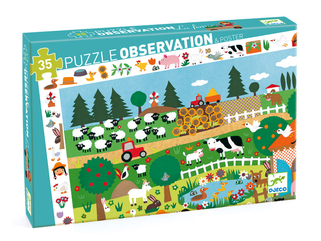 Djeco Observation Puzzle | Farm