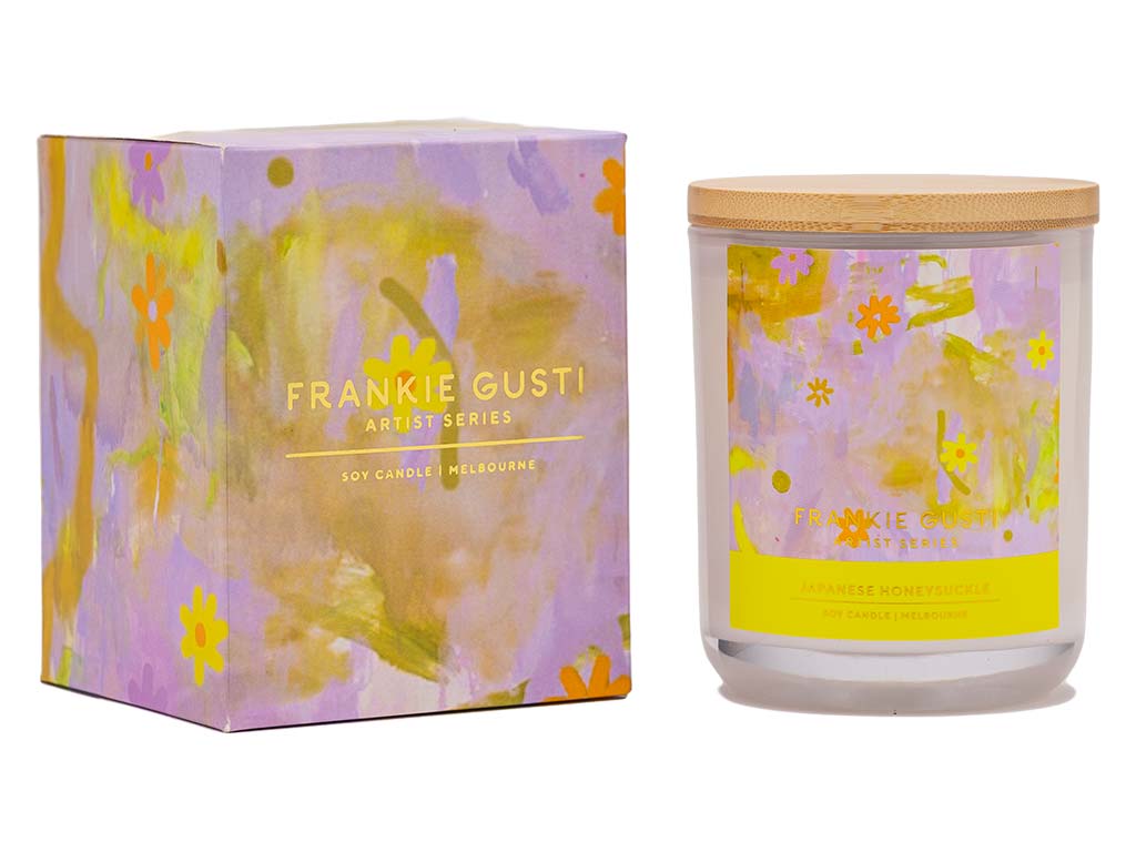 Frankie Gusti Artist Series Candle | Japanese Honeysuckle