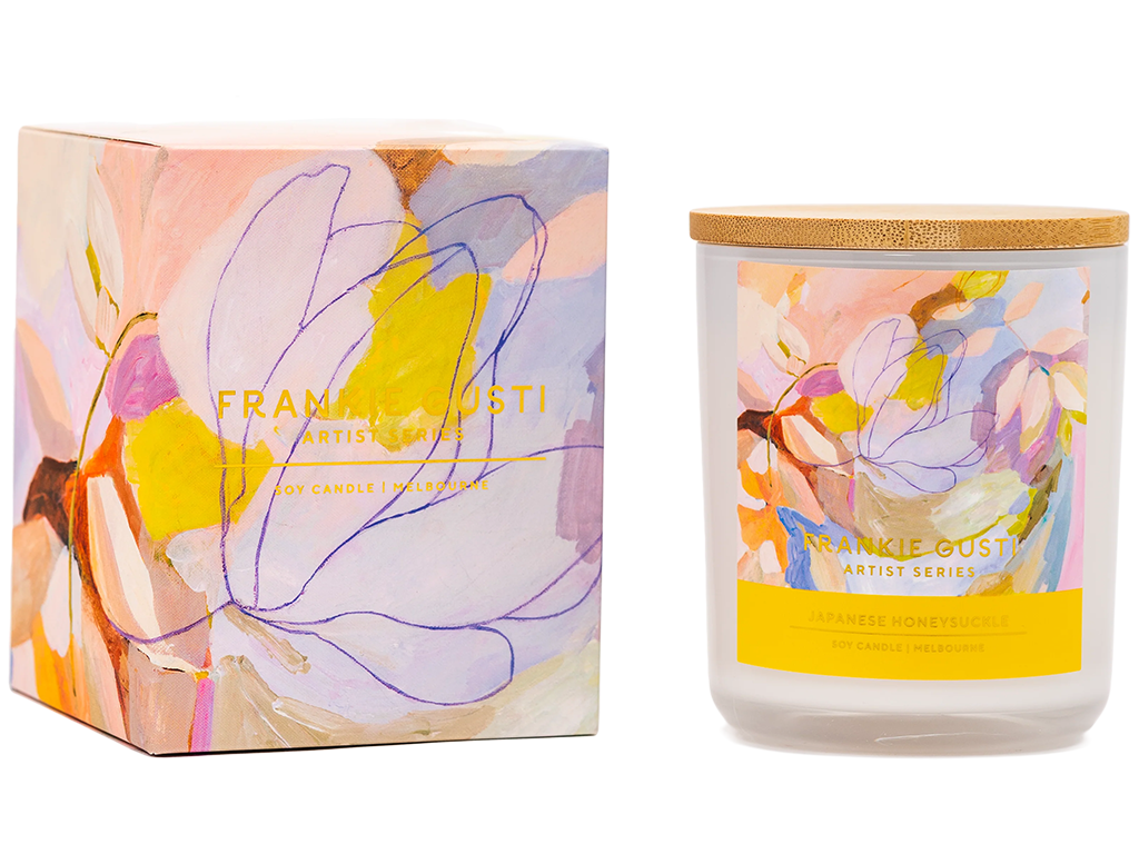 Frankie Gusti Artist Series Candle | Japanese Honeysuckle