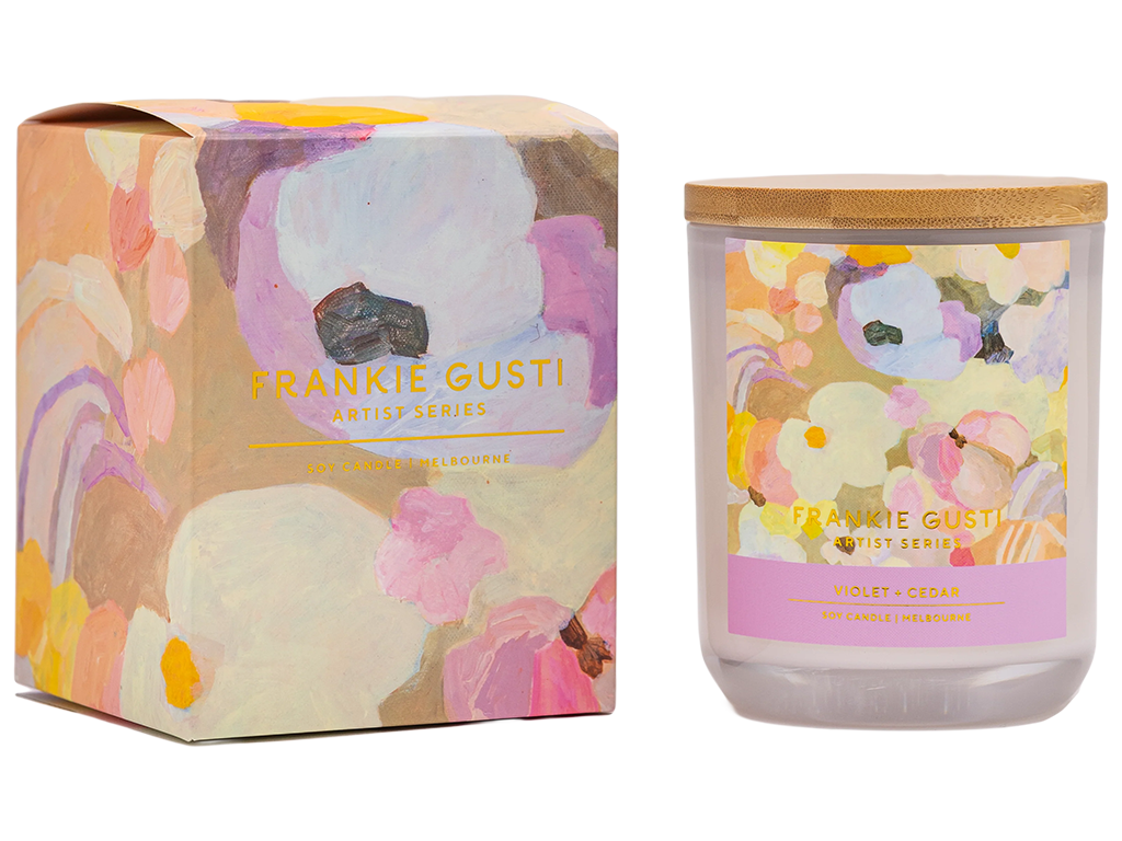 Frankie Gusti Artist Series Candle | Violet + Cedar