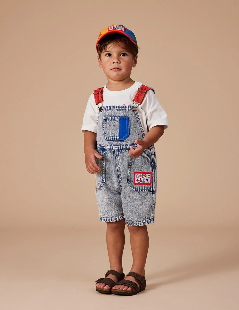 Goldie + Ace Denim Burton Overalls | Colour Pop