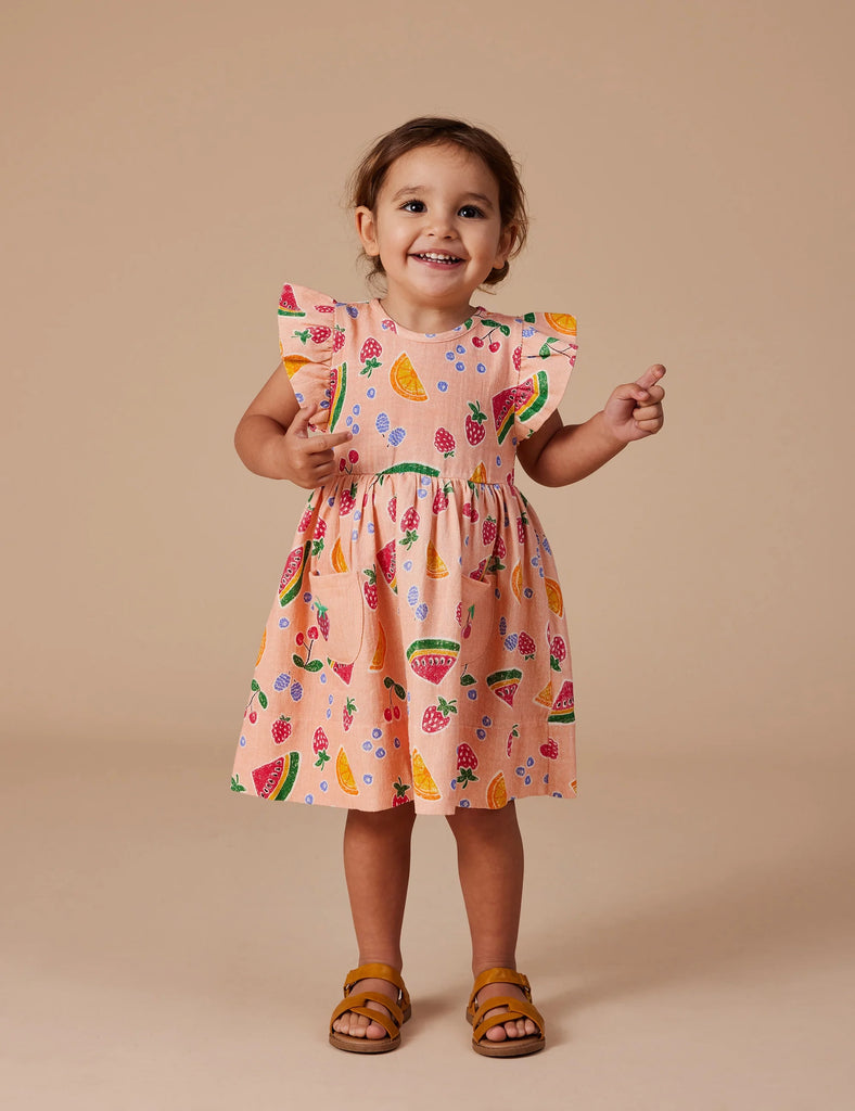 Goldie + Ace Linen Dress | Fruit Salad