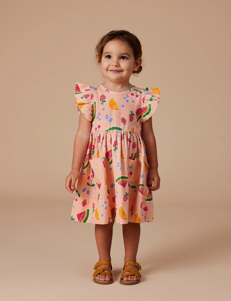 Goldie + Ace Linen Dress | Fruit Salad