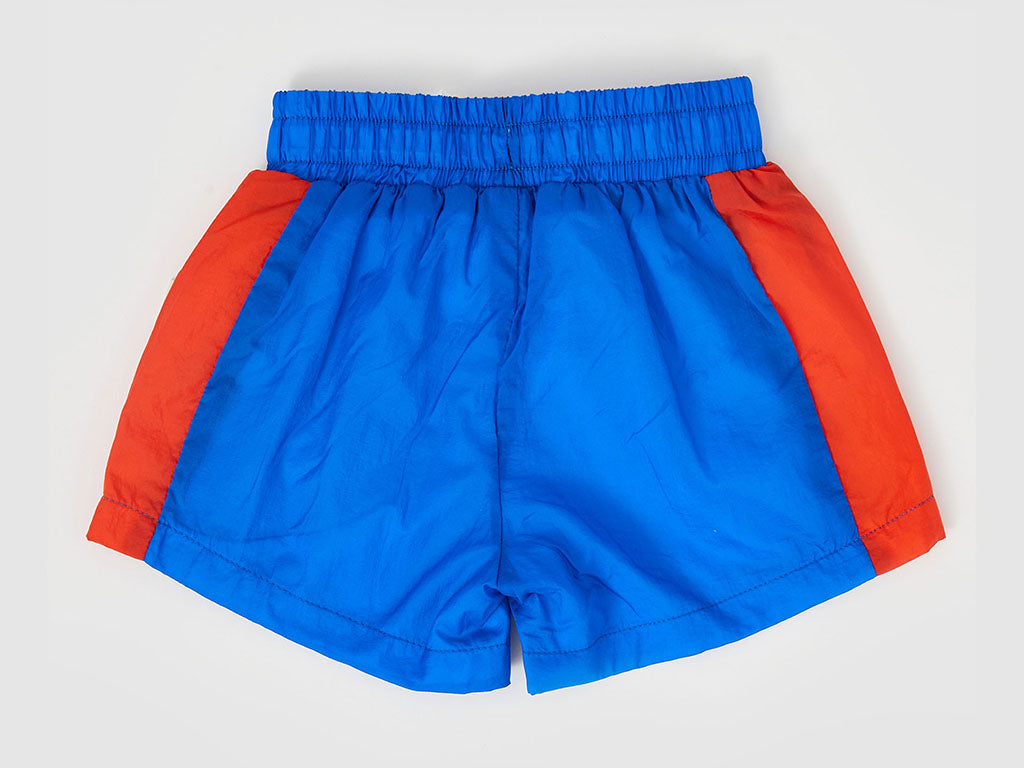 Goldie + Ace Retro Sporty Shorts | Deep Blue