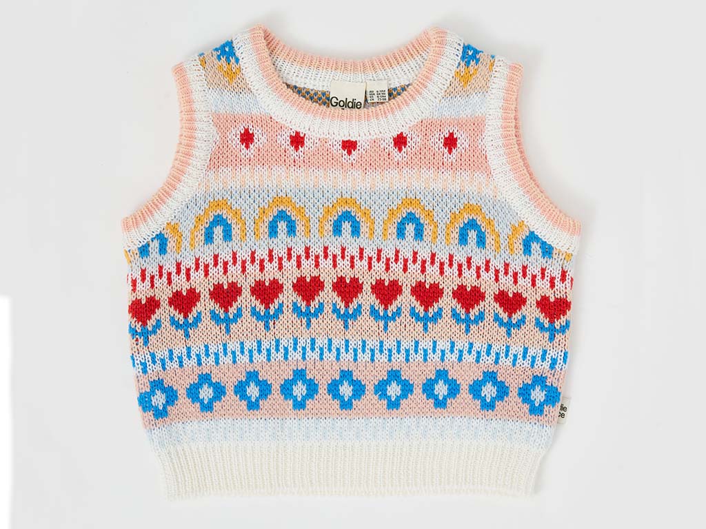 Goldie + Ace Knitted Vest