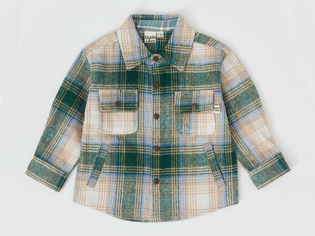 Goldie + Ace Check Shirt | Alpine and Oat