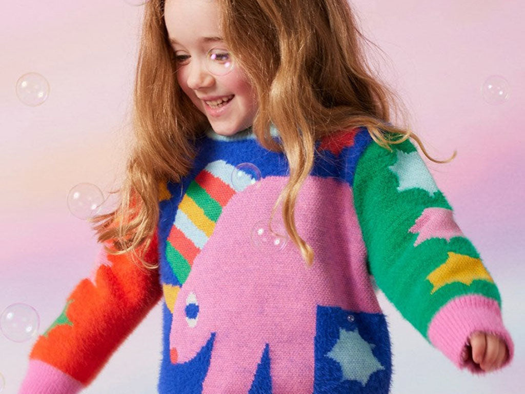 Halcyon Nights Fluffy Knit Jumper | Rainbow Valley