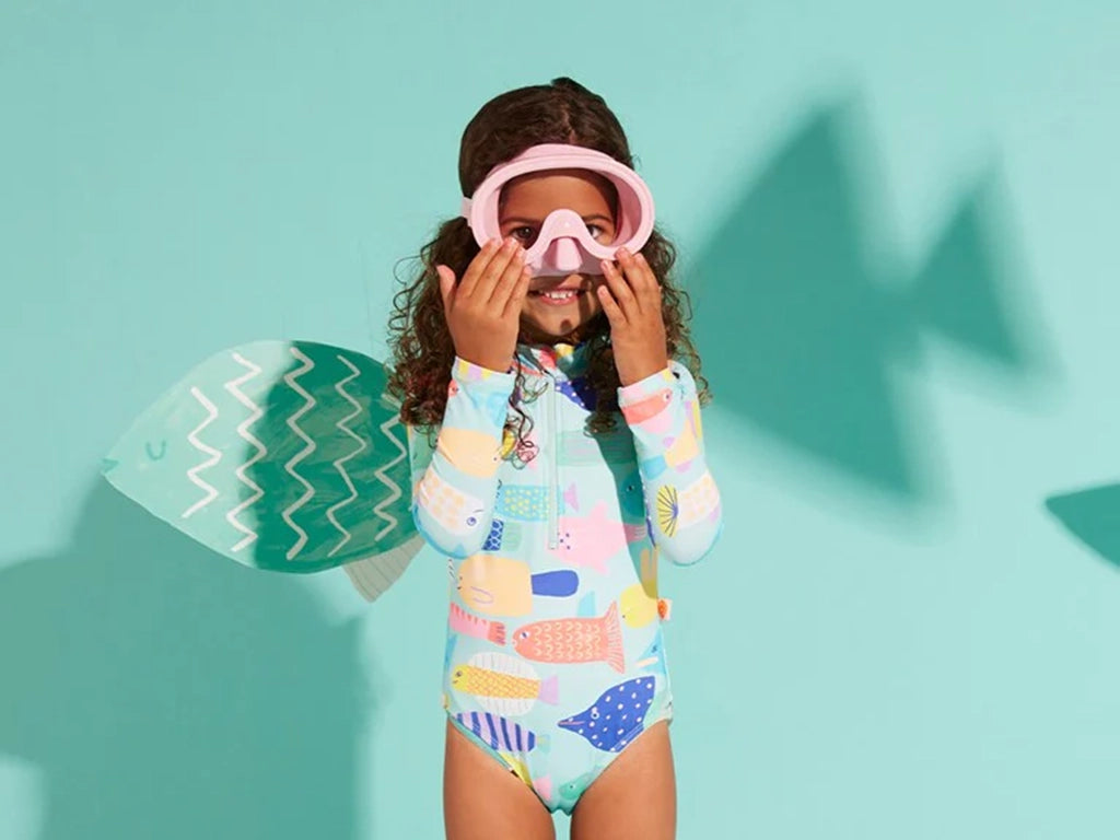 Halcyon Nights Zip Bathers | Rainbow Reef (4 years)