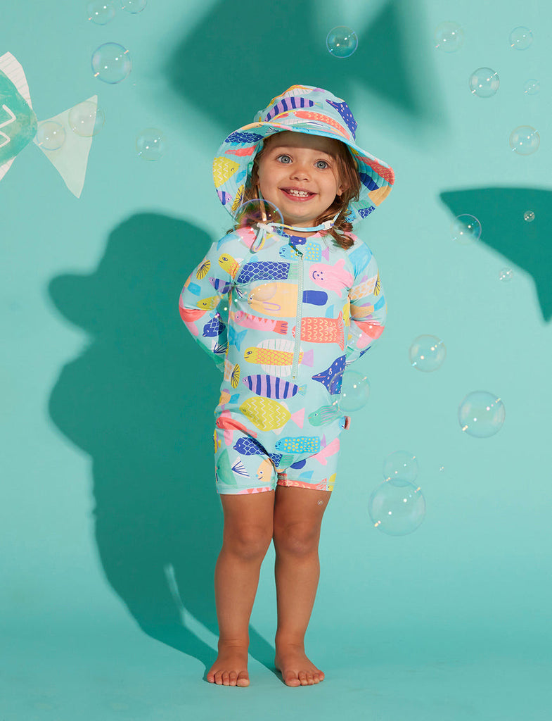 Halcyon Nights Swim Bucket Hat | Rainbow Reef