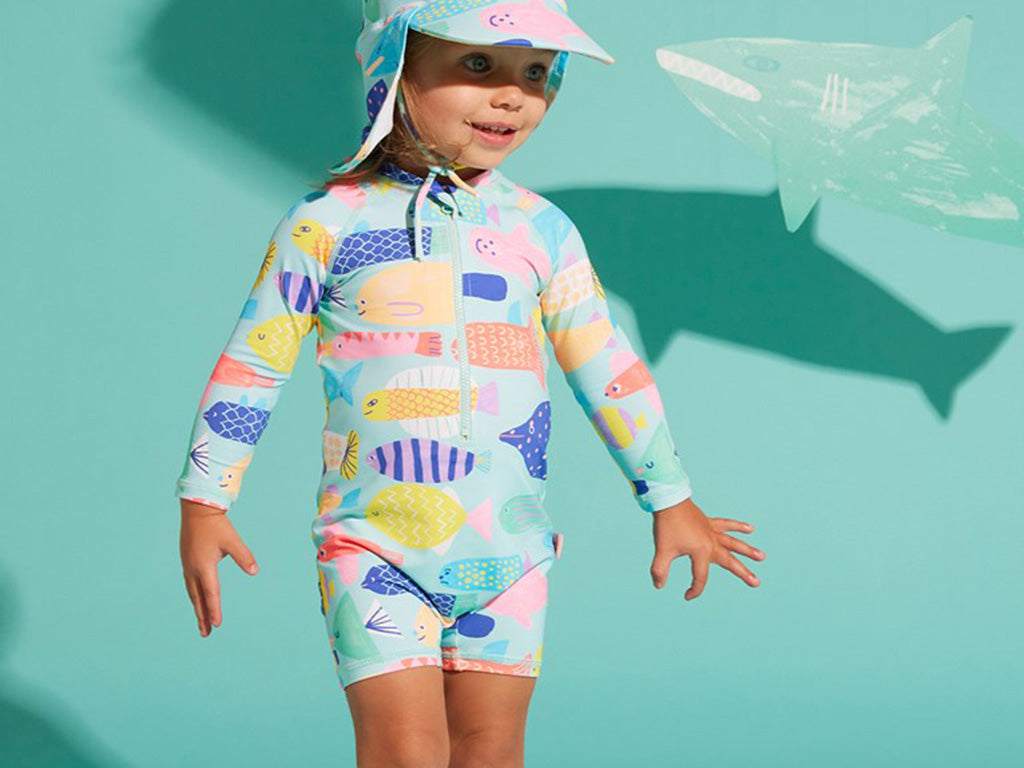 Halcyon Nights Swim Hat | Rainbow Reef (3-12 months)