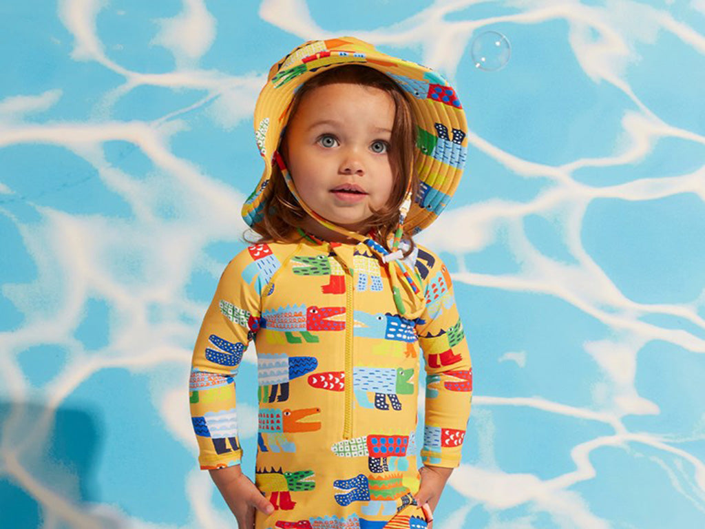 Halcyon Nights Swim Bucket Hat | Chomp (8m - 2yrs)