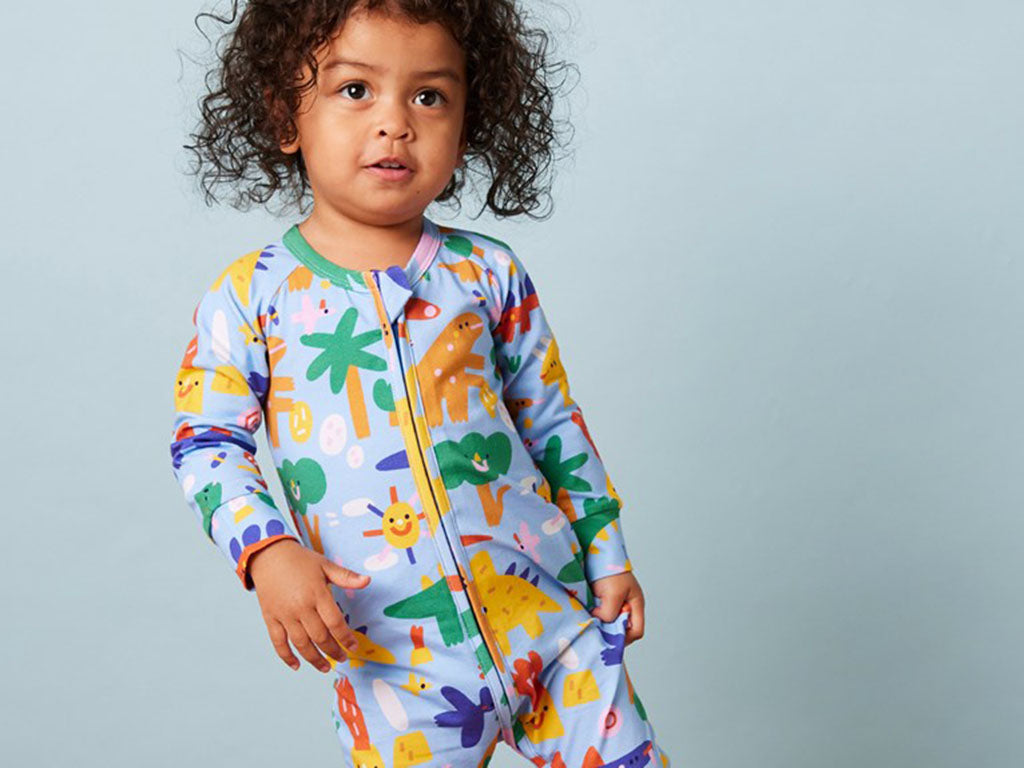 Halcyon Nights Zip Romper | Dino Days