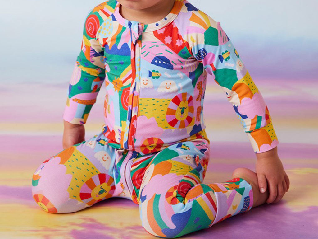 Halcyon Nights Zip Romper | Rainbow Valley