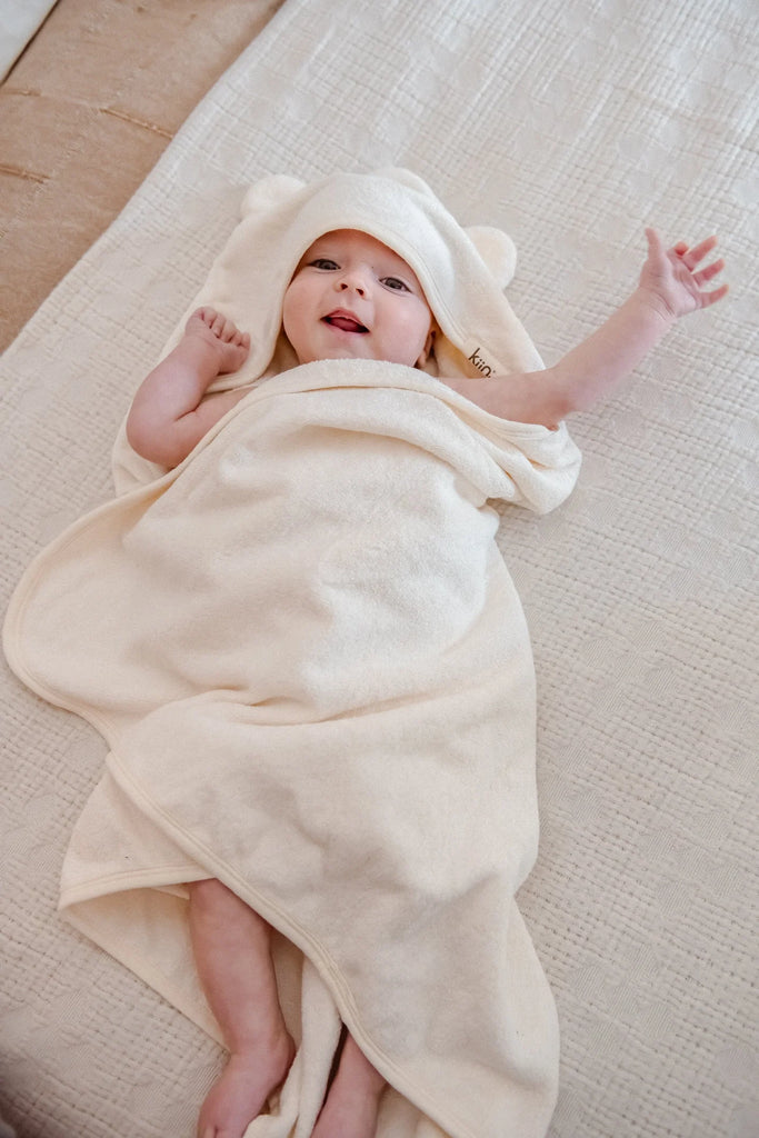 Kiin Baby Hooded Towel | Ivory