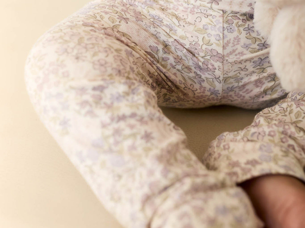 Jamie Kay Leggings | April Floral Mauve