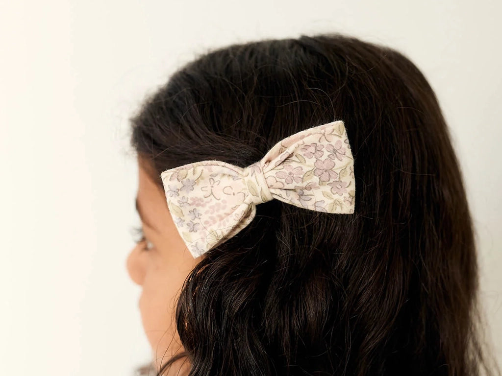 Jamie Kay Bows 2PK | April Floral Mauve