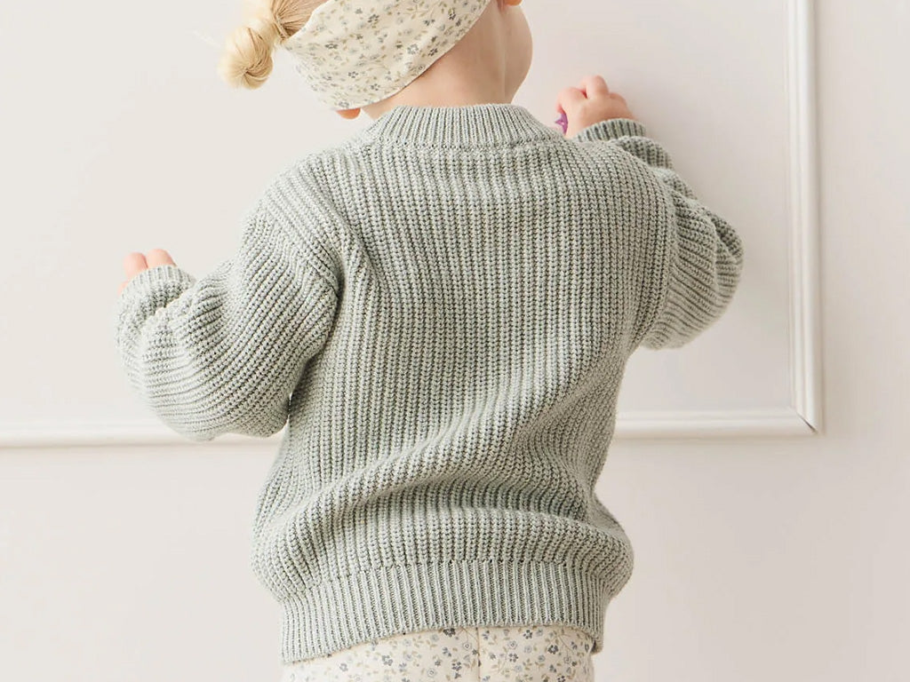 Jamie Kay Knit Jumper | Mist Fleck