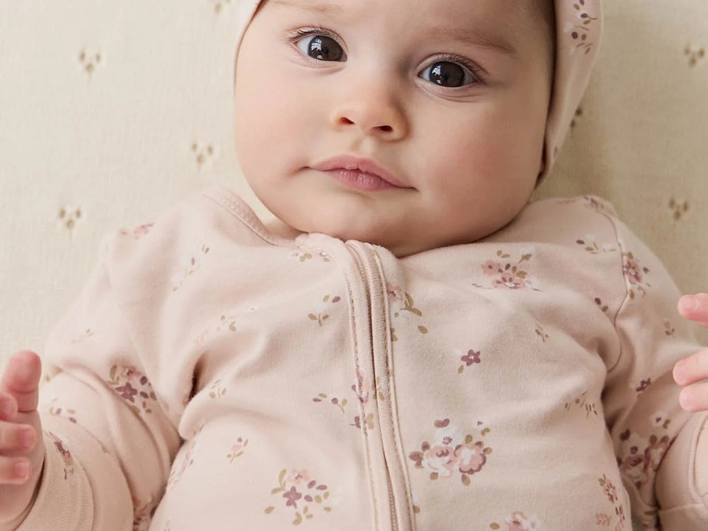 Jamie Kay Onesie | Petite Fleur Soft Peony