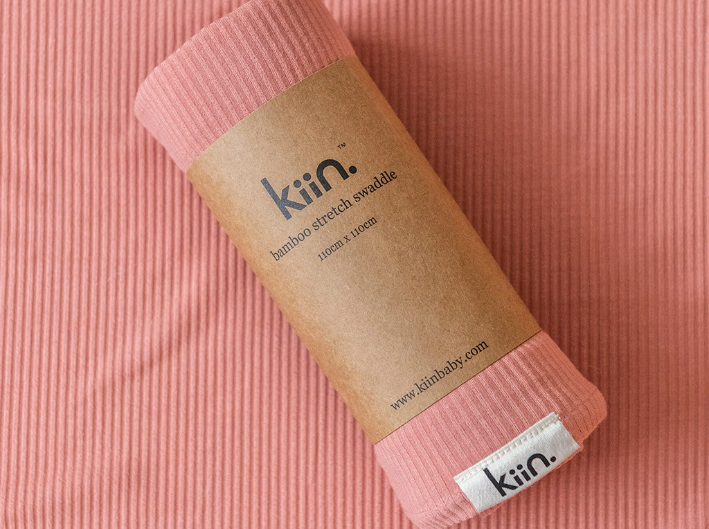 Kiin Baby Bamboo Swaddle | Blush