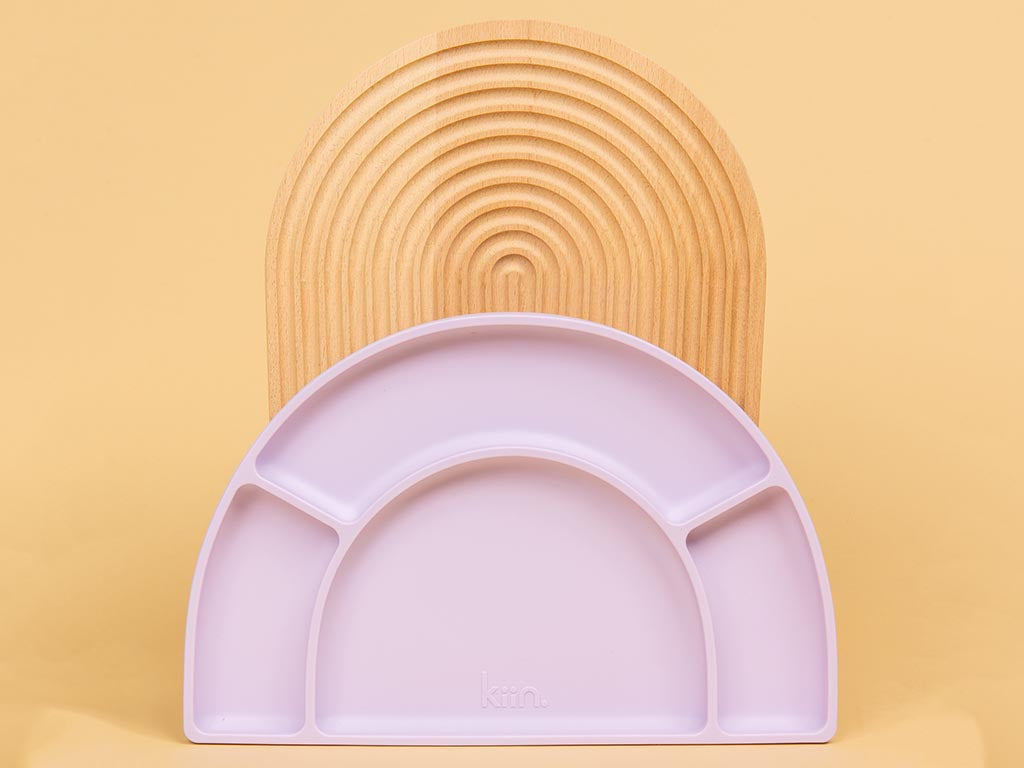 Kiin Baby Silicone Divided Plate | Lilac
