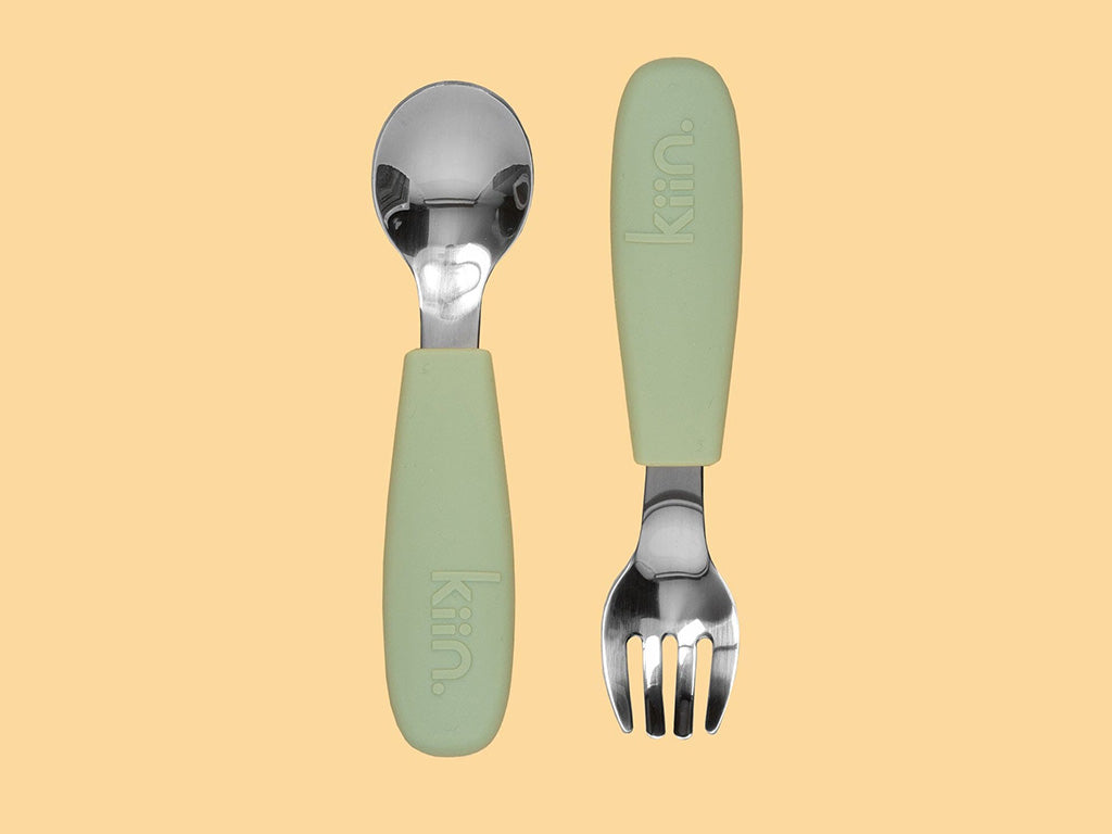 Kiin Baby Cutlery | Sage